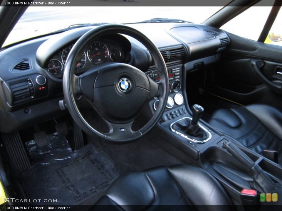 Black Interior Prime Interior for the 2000 BMW M Roadster #59067335