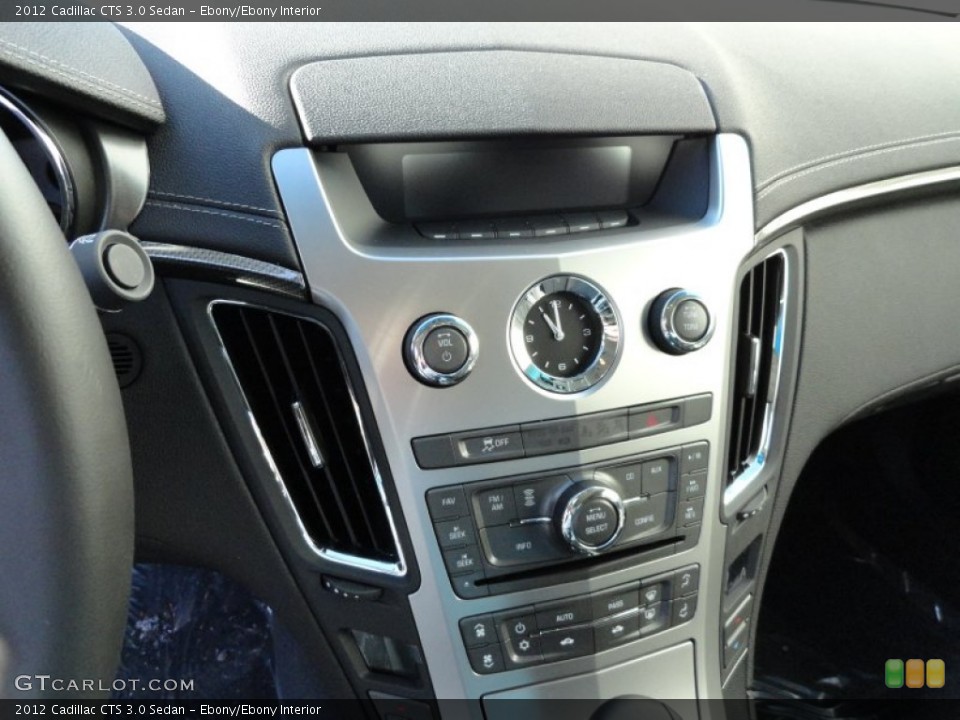 Ebony/Ebony Interior Controls for the 2012 Cadillac CTS 3.0 Sedan #59067650