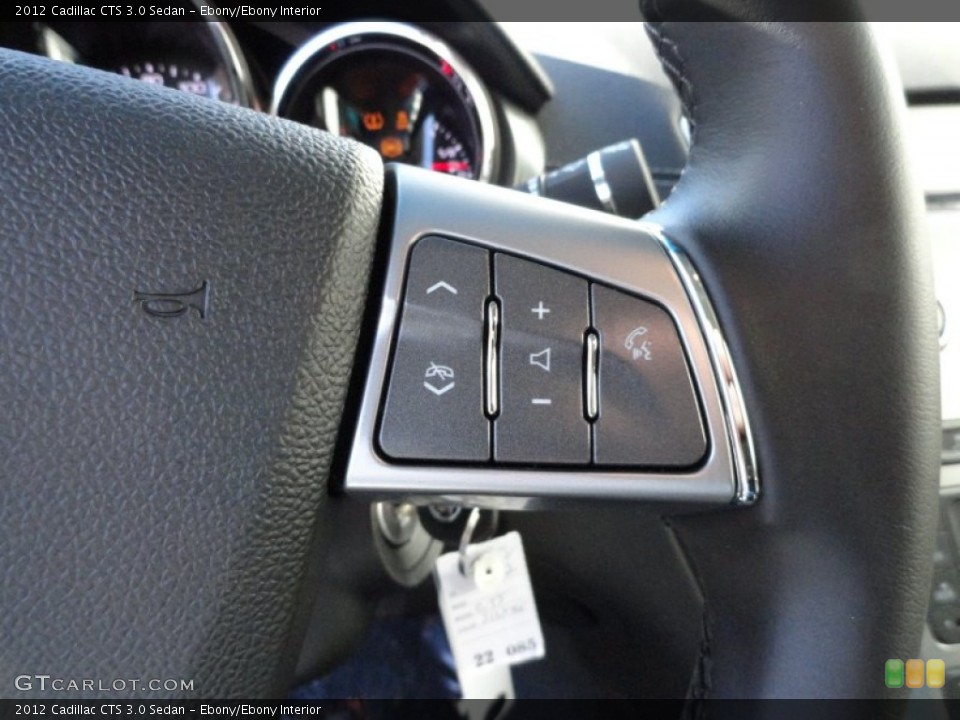 Ebony/Ebony Interior Controls for the 2012 Cadillac CTS 3.0 Sedan #59067666