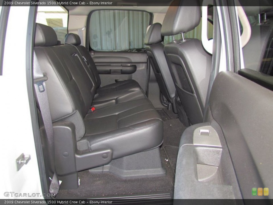 Ebony Interior Photo for the 2009 Chevrolet Silverado 1500 Hybrid Crew Cab #59067932
