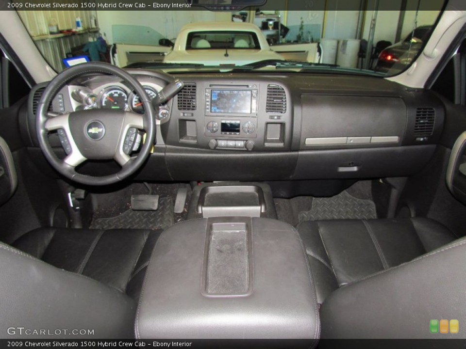 Ebony Interior Dashboard for the 2009 Chevrolet Silverado 1500 Hybrid Crew Cab #59067953