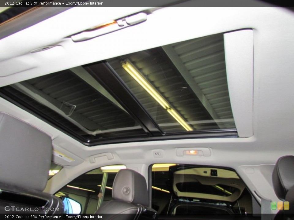 Ebony/Ebony Interior Sunroof for the 2012 Cadillac SRX Performance #59068337