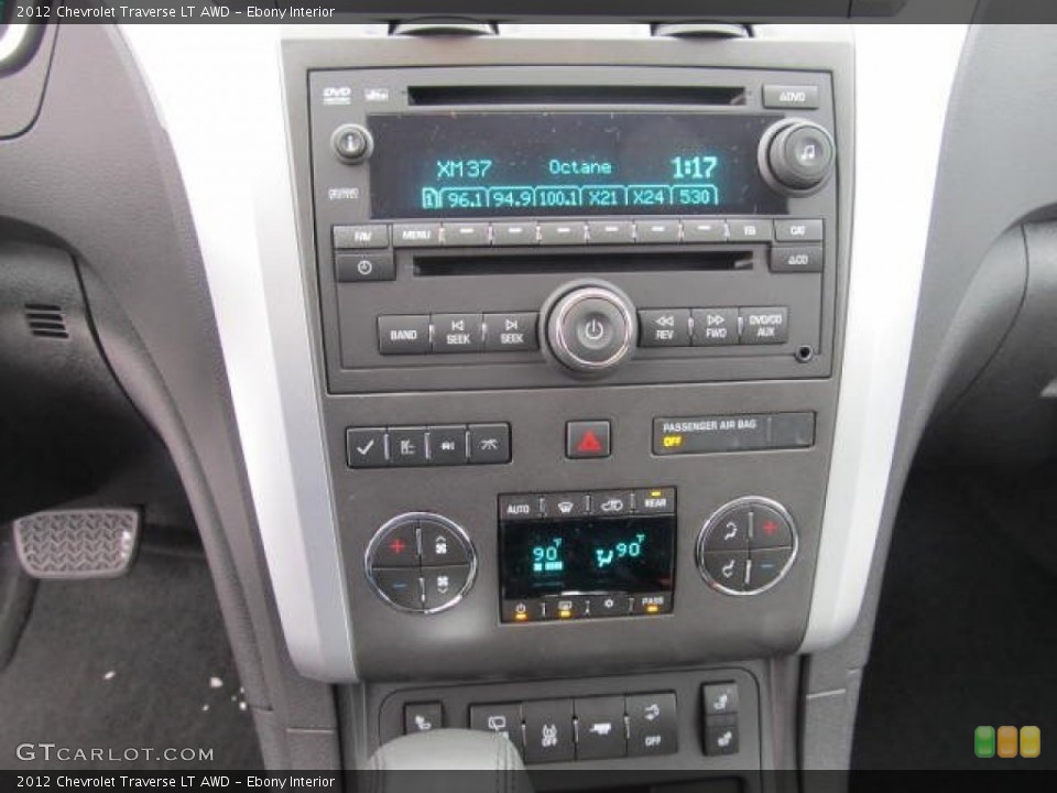 Ebony Interior Controls for the 2012 Chevrolet Traverse LT AWD #59068619