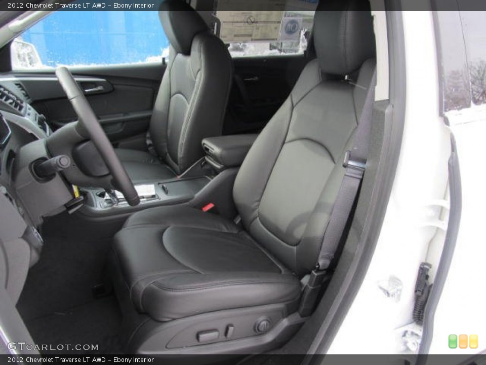 Ebony Interior Photo for the 2012 Chevrolet Traverse LT AWD #59068700