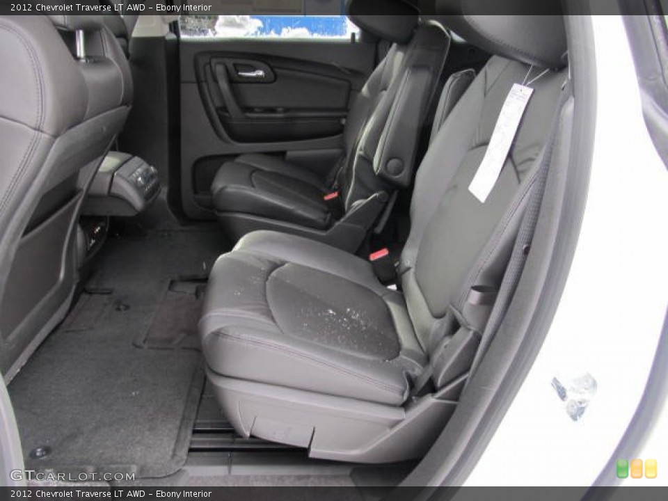Ebony Interior Photo for the 2012 Chevrolet Traverse LT AWD #59068706