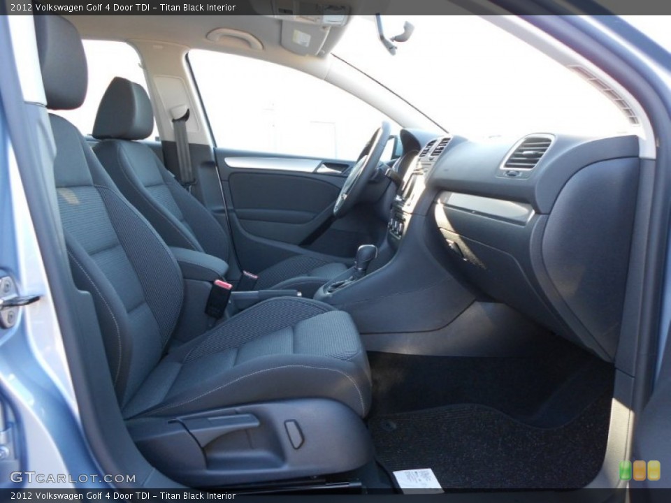 Titan Black Interior Photo for the 2012 Volkswagen Golf 4 Door TDI #59068727