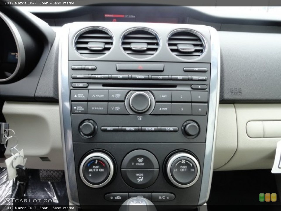 Sand Interior Controls for the 2012 Mazda CX-7 i Sport #59069870