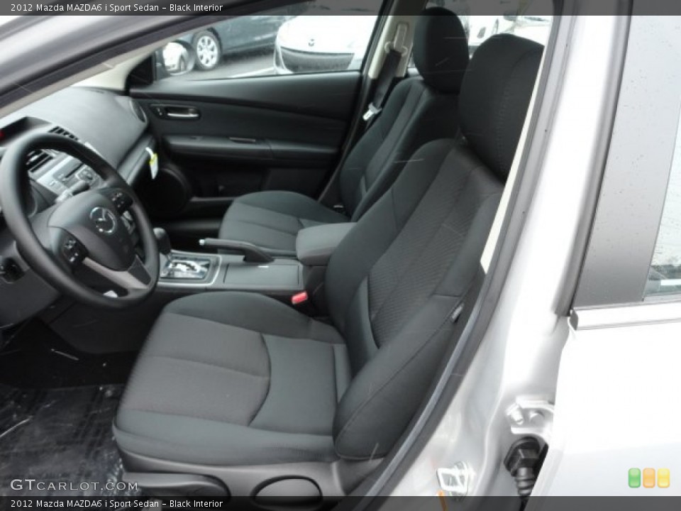 Black Interior Photo for the 2012 Mazda MAZDA6 i Sport Sedan #59070154