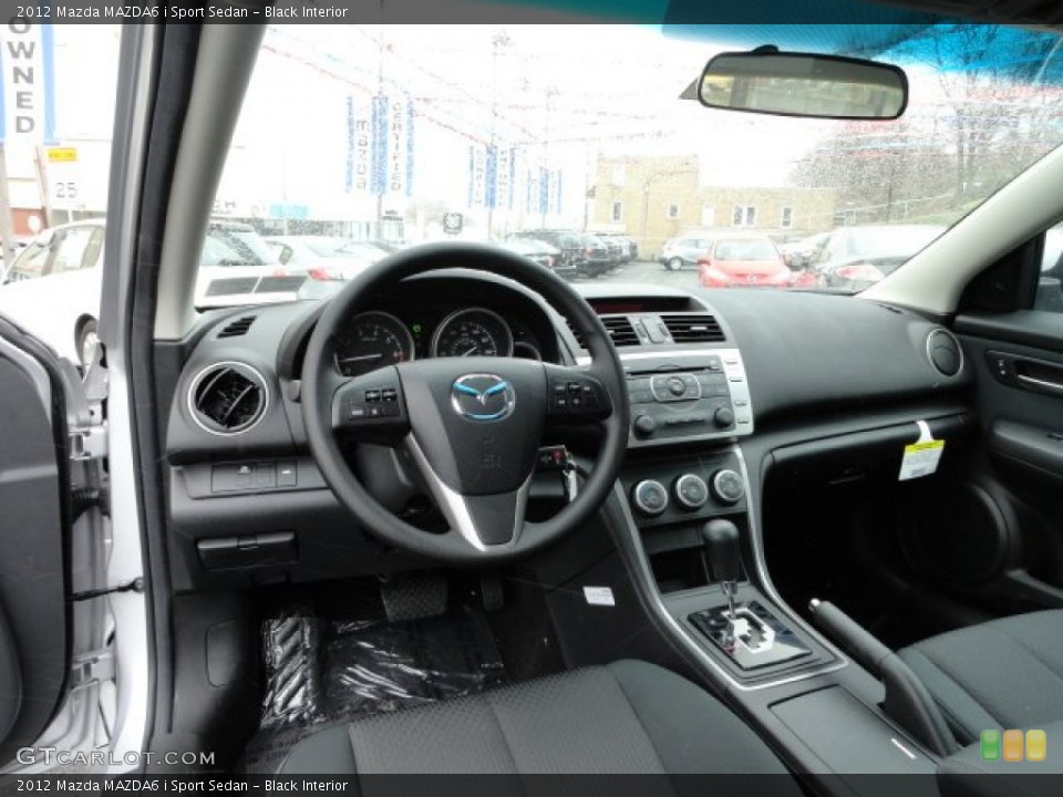 Black Interior Photo for the 2012 Mazda MAZDA6 i Sport Sedan #59070167