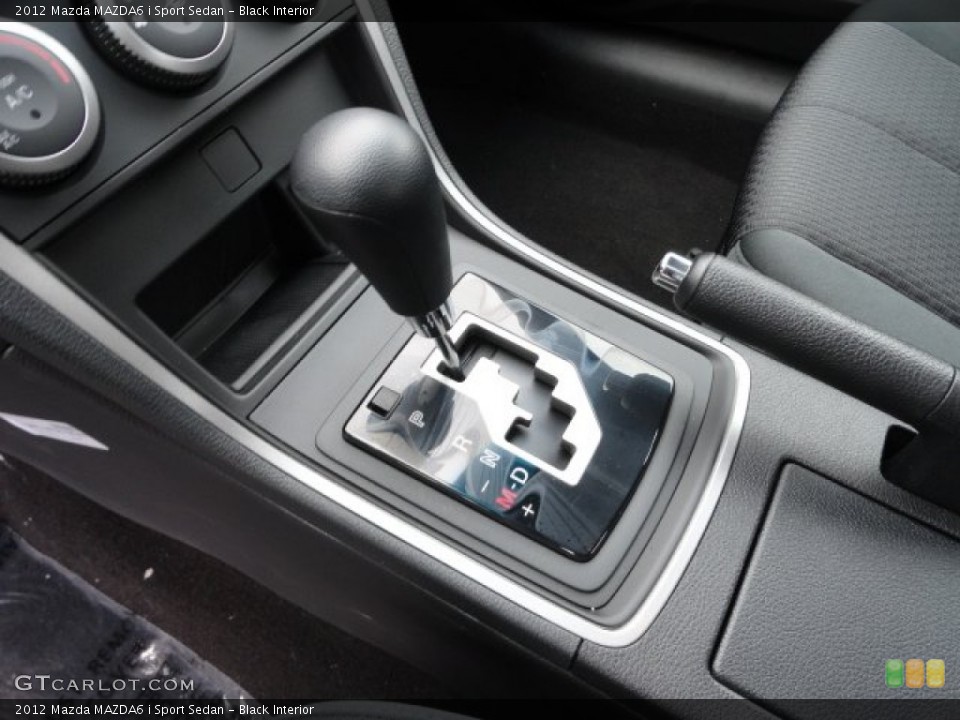 Black Interior Transmission for the 2012 Mazda MAZDA6 i Sport Sedan #59070200