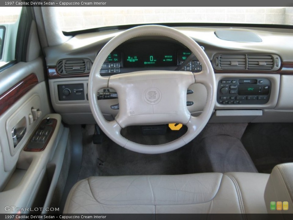 Cappuccino Cream Interior Dashboard for the 1997 Cadillac DeVille Sedan #59072861