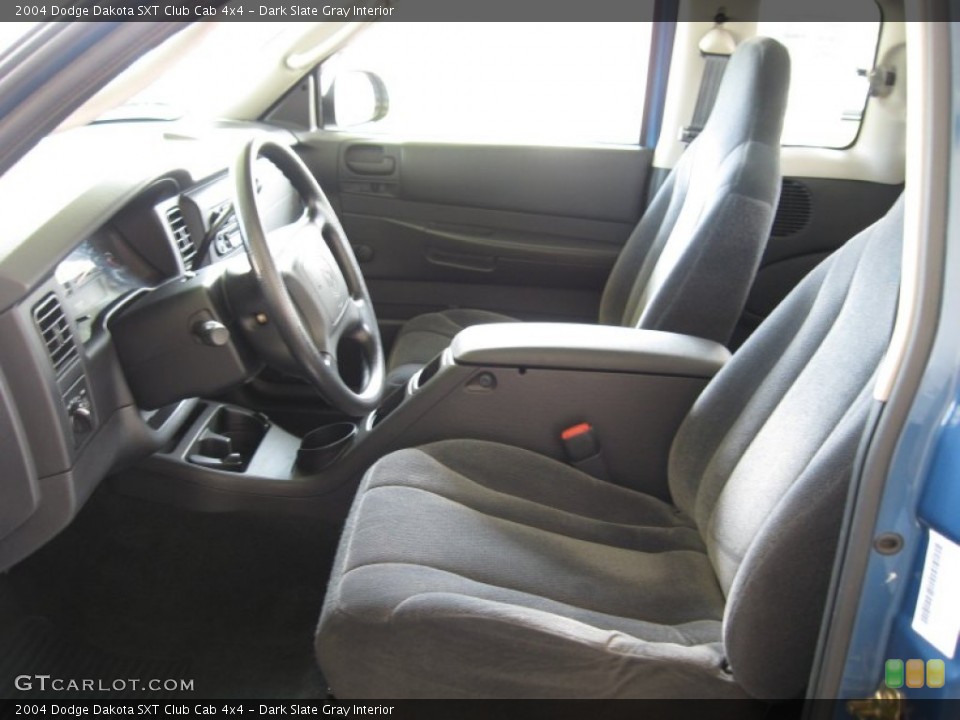 Dark Slate Gray Interior Photo for the 2004 Dodge Dakota SXT Club Cab 4x4 #59073044