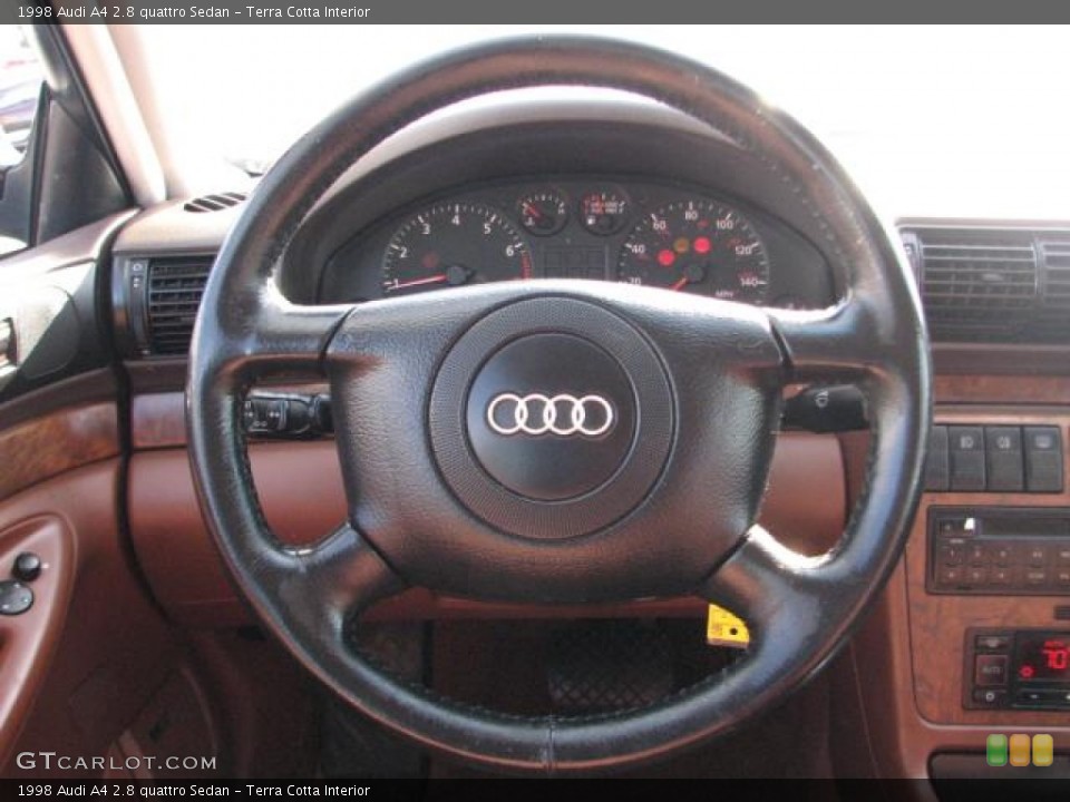 Terra Cotta Interior Steering Wheel for the 1998 Audi A4 2.8 quattro Sedan #59074745