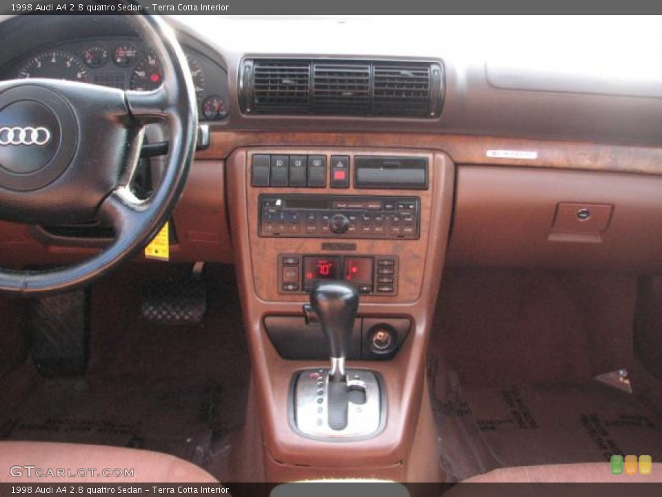 Terra Cotta Interior Controls for the 1998 Audi A4 2.8 quattro Sedan #59074756