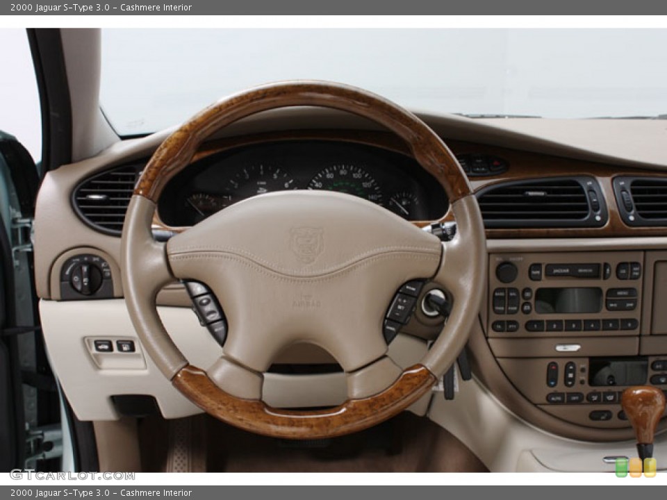 Cashmere Interior Steering Wheel for the 2000 Jaguar S-Type 3.0 #59076146