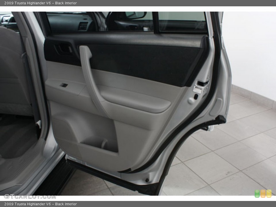 Black Interior Door Panel for the 2009 Toyota Highlander V6 #59077799