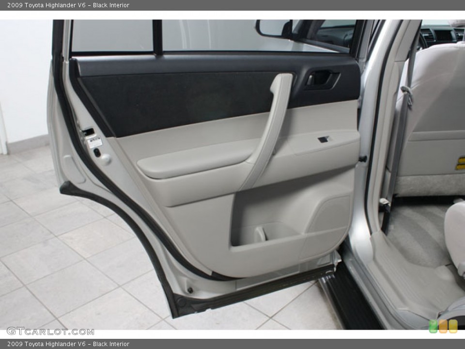 Black Interior Door Panel for the 2009 Toyota Highlander V6 #59077807