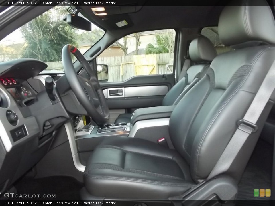 Raptor Black Interior Photo for the 2011 Ford F150 SVT Raptor SuperCrew 4x4 #59081051