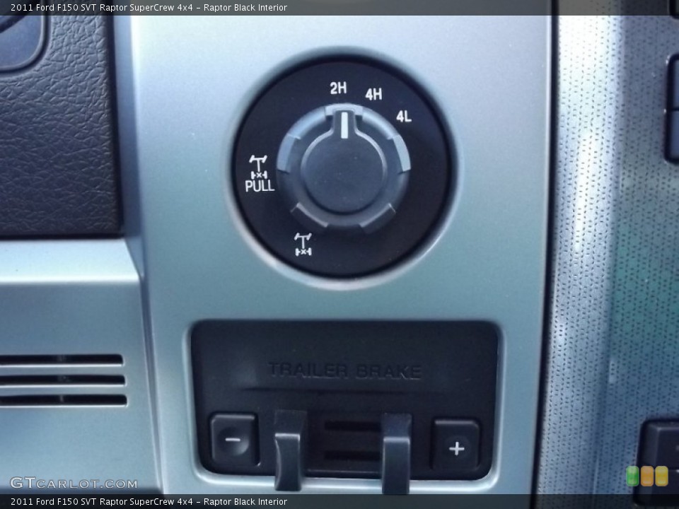 Raptor Black Interior Controls for the 2011 Ford F150 SVT Raptor SuperCrew 4x4 #59081154