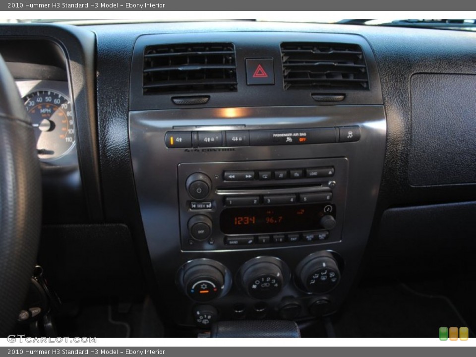 Ebony Interior Controls for the 2010 Hummer H3  #59082983