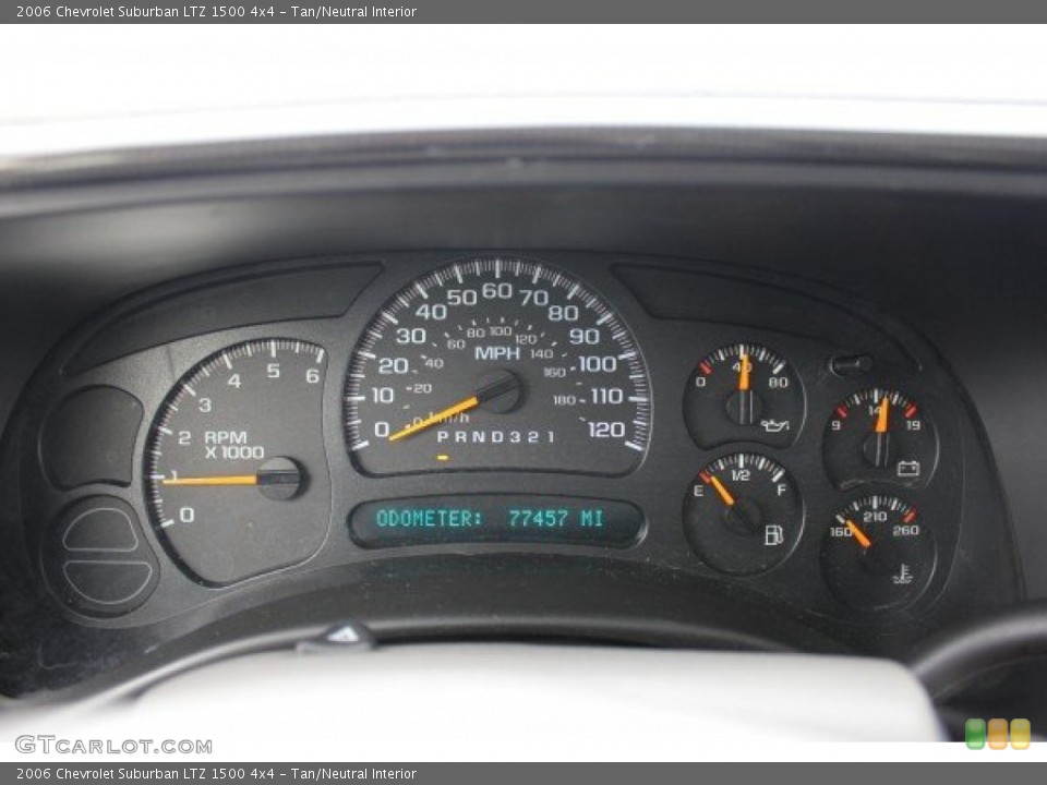 Tan/Neutral Interior Gauges for the 2006 Chevrolet Suburban LTZ 1500 4x4 #59084756