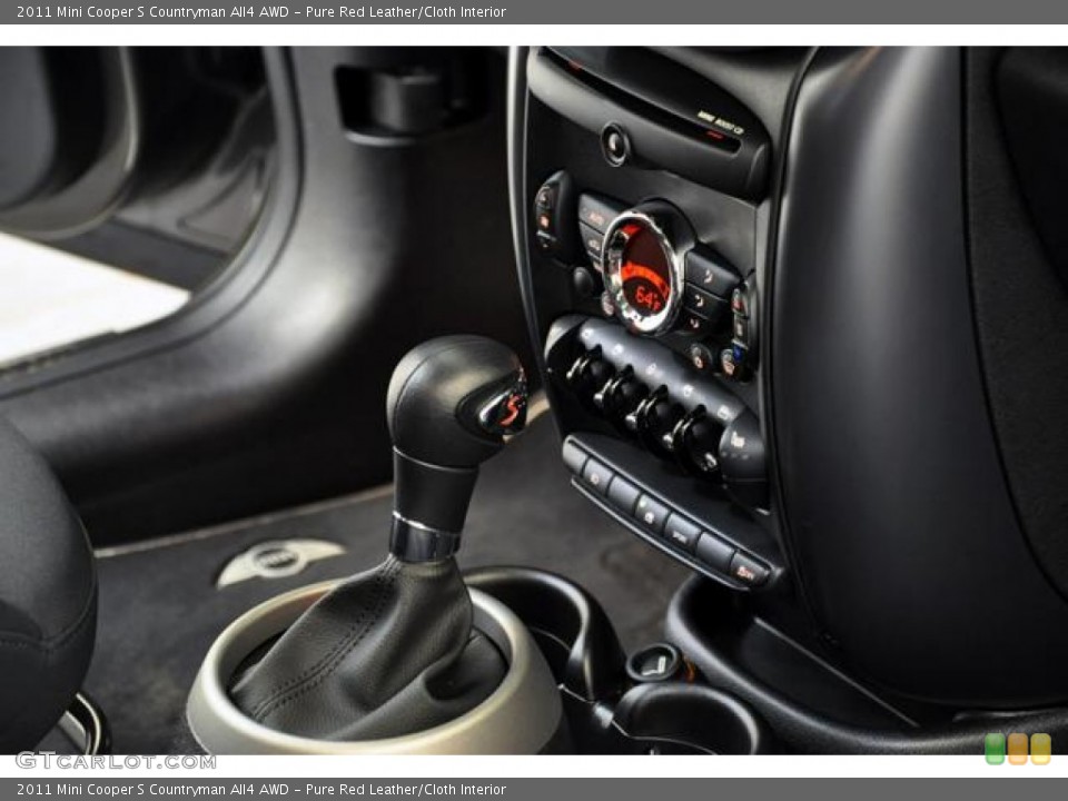 Pure Red Leather/Cloth Interior Controls for the 2011 Mini Cooper S Countryman All4 AWD #59084987