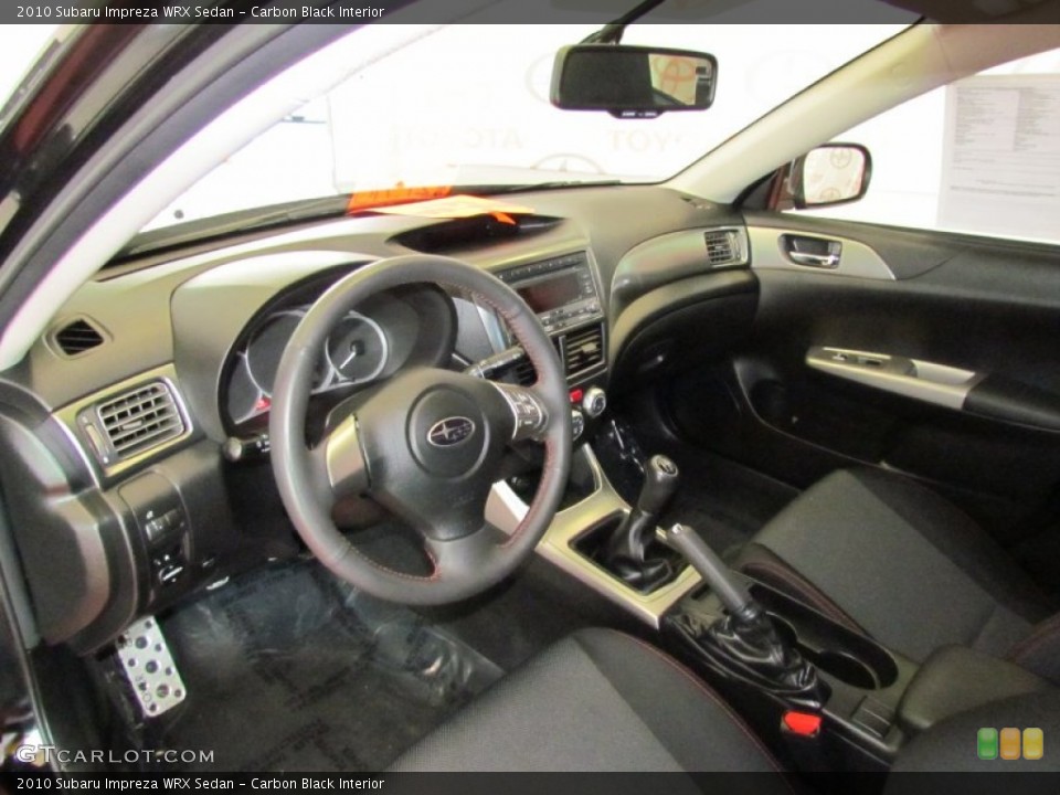Carbon Black Interior Photo for the 2010 Subaru Impreza WRX Sedan #59087273