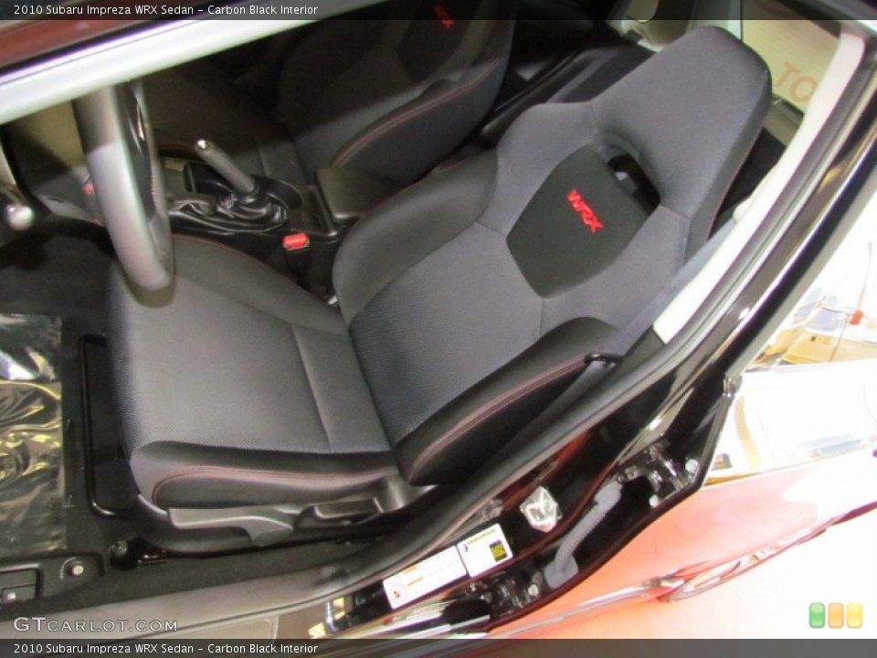 Carbon Black Interior Photo for the 2010 Subaru Impreza WRX Sedan #59087291