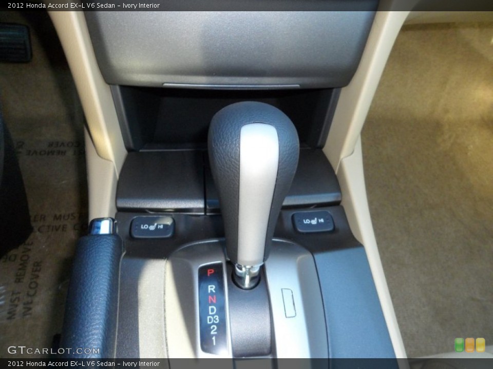 Ivory Interior Transmission for the 2012 Honda Accord EX-L V6 Sedan #59089796