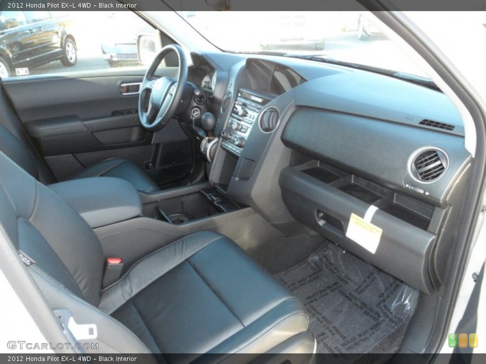Black Interior Dashboard for the 2012 Honda Pilot EX-L 4WD #59089979