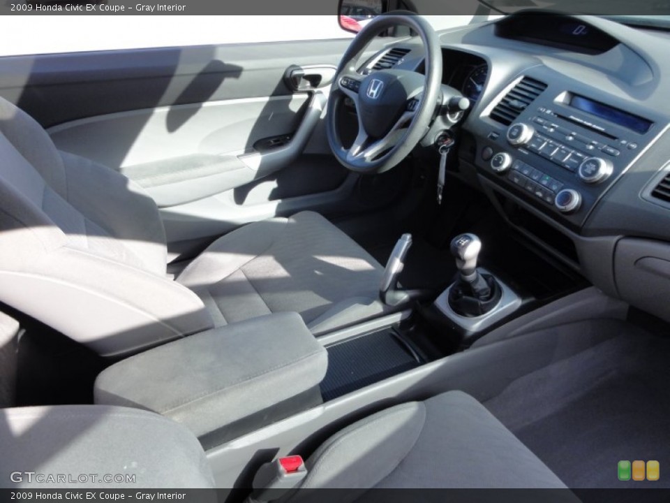 Gray Interior Photo for the 2009 Honda Civic EX Coupe #59089997