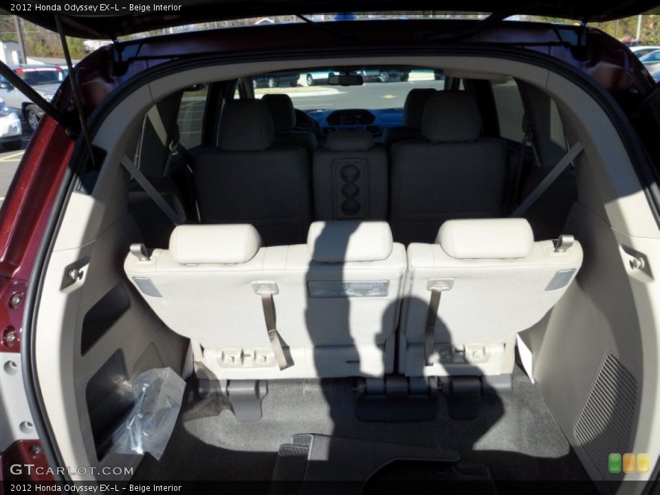 Beige Interior Trunk for the 2012 Honda Odyssey EX-L #59090162