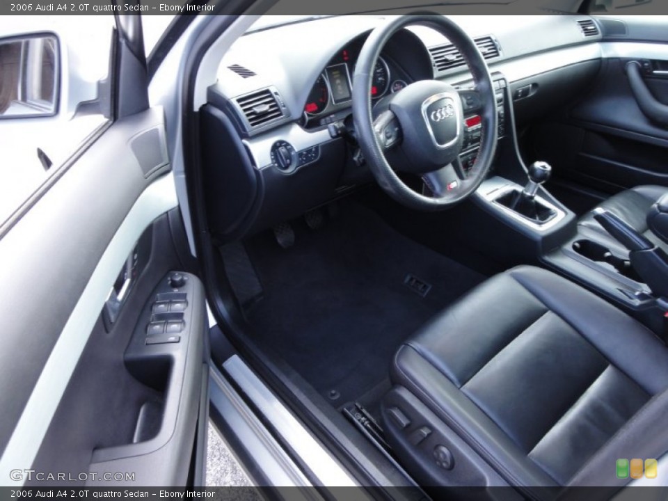 Ebony Interior Photo for the 2006 Audi A4 2.0T quattro Sedan #59090369