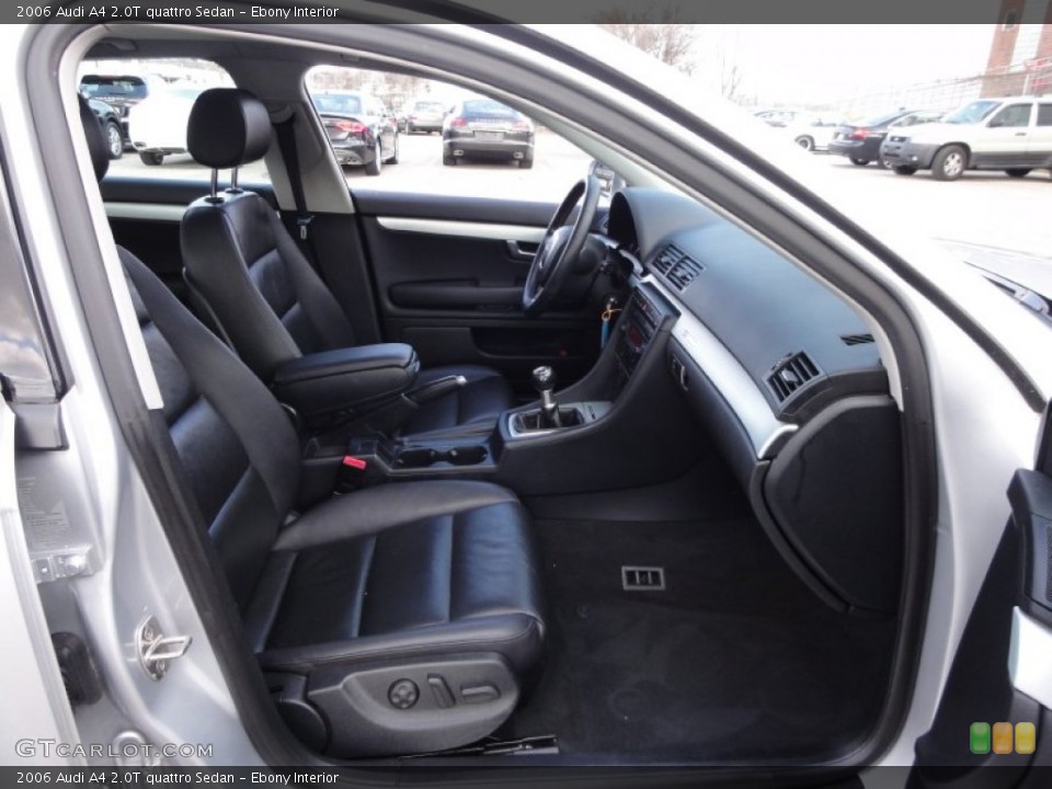 Ebony Interior Photo for the 2006 Audi A4 2.0T quattro Sedan #59090432
