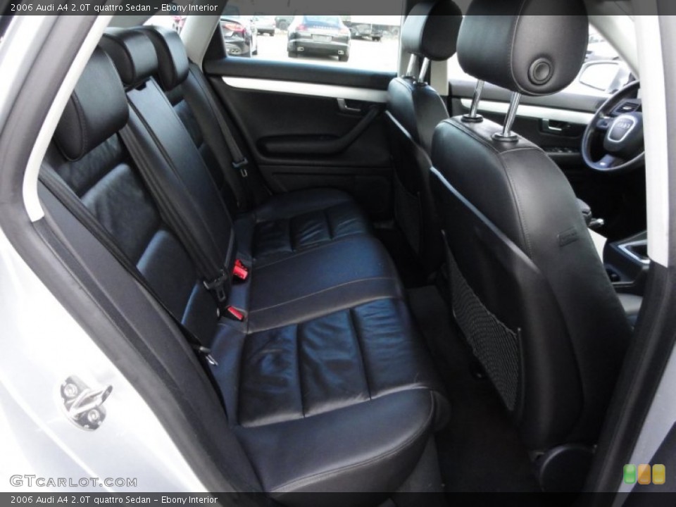 Ebony Interior Photo for the 2006 Audi A4 2.0T quattro Sedan #59090474