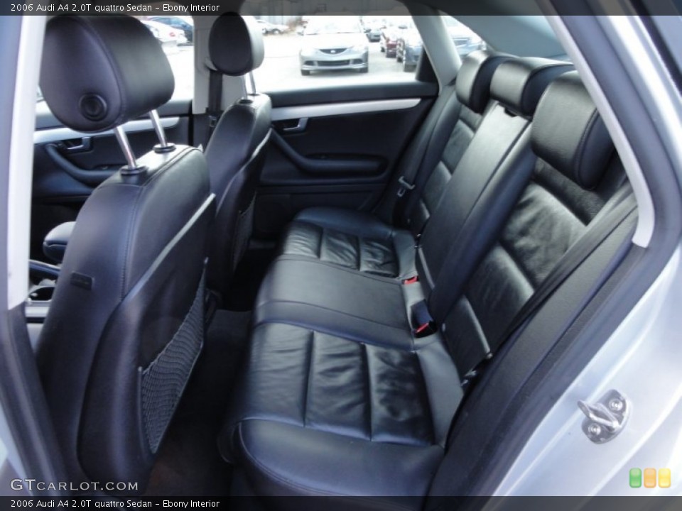 Ebony Interior Photo for the 2006 Audi A4 2.0T quattro Sedan #59090489