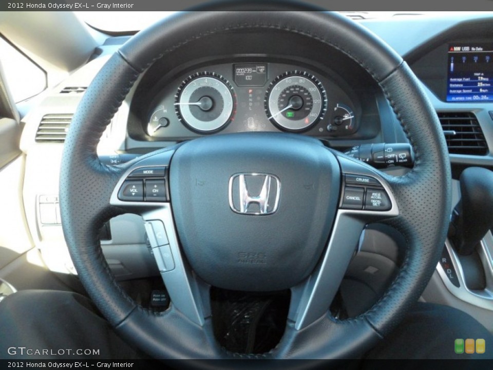 Gray Interior Steering Wheel for the 2012 Honda Odyssey EX-L #59090621