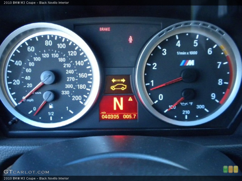 Black Novillo Interior Gauges for the 2010 BMW M3 Coupe #59091992