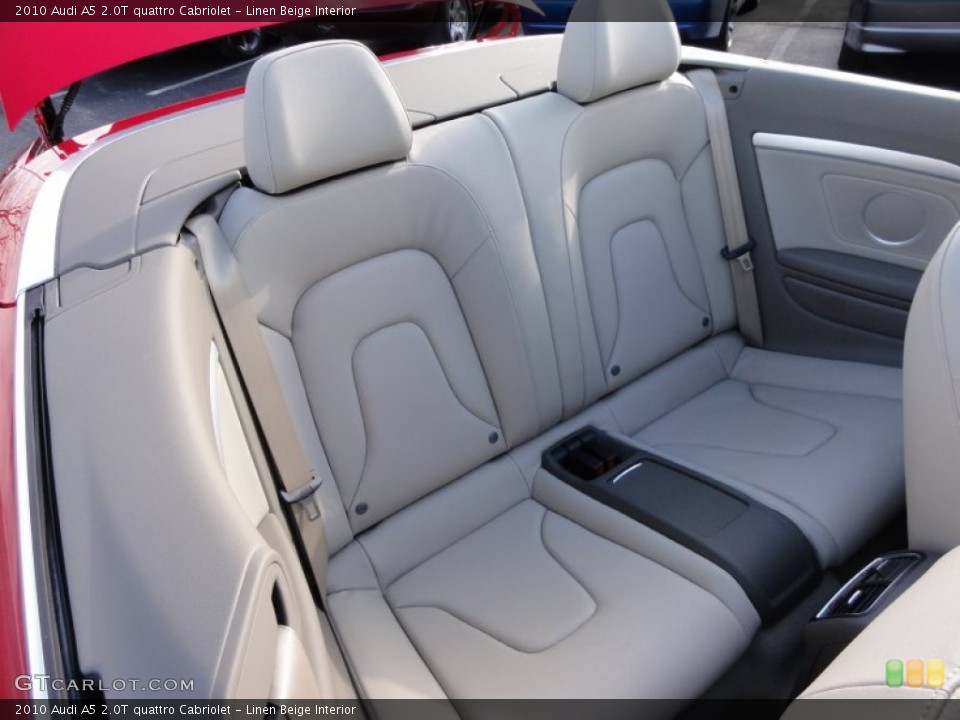 Linen Beige Interior Photo for the 2010 Audi A5 2.0T quattro Cabriolet #59093060