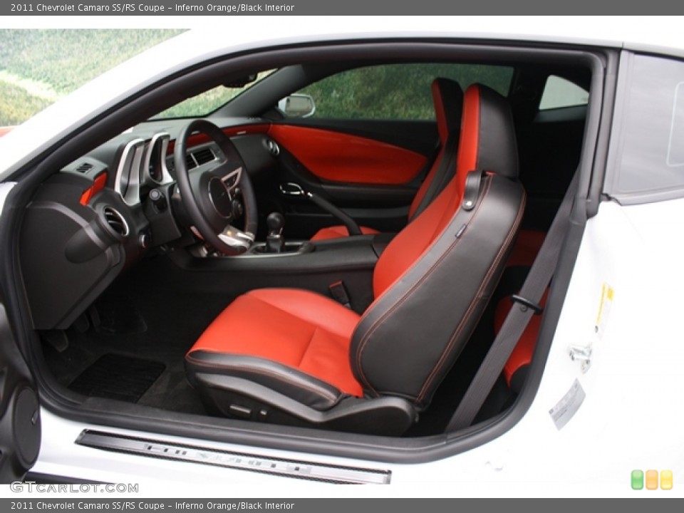 Inferno Orange/Black Interior Photo for the 2011 Chevrolet Camaro SS/RS Coupe #59095713