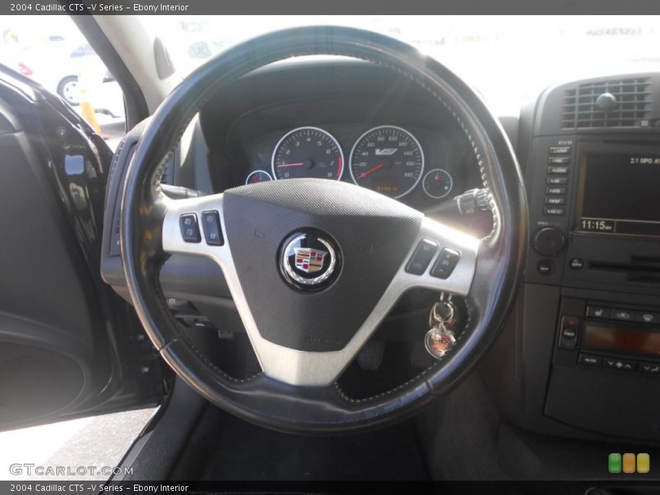 Ebony Interior Steering Wheel for the 2004 Cadillac CTS -V Series #59096290