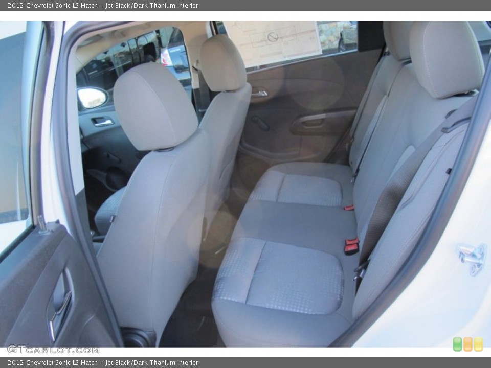 Jet Black/Dark Titanium Interior Photo for the 2012 Chevrolet Sonic LS Hatch #59098715