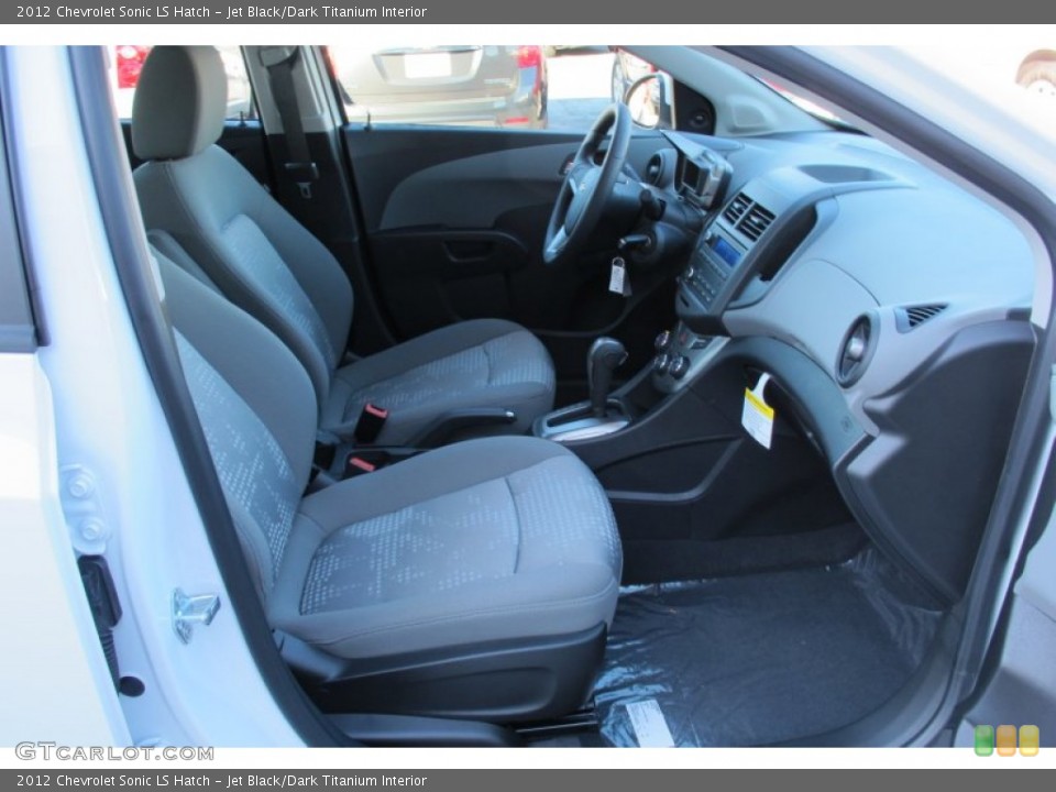 Jet Black/Dark Titanium Interior Photo for the 2012 Chevrolet Sonic LS Hatch #59098733