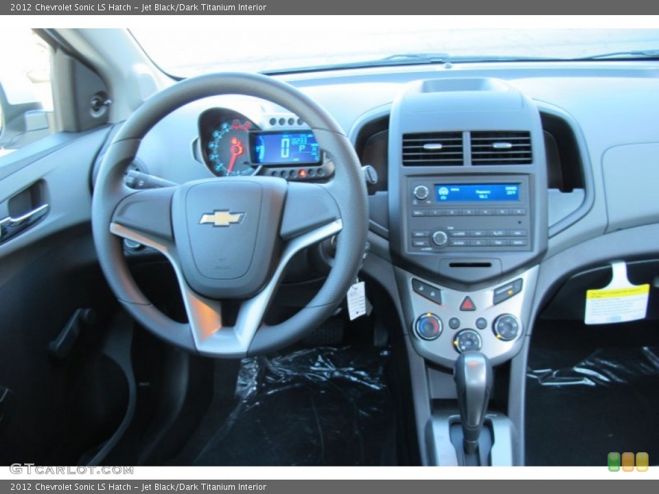 Jet Black/Dark Titanium Interior Dashboard for the 2012 Chevrolet Sonic LS Hatch #59098742