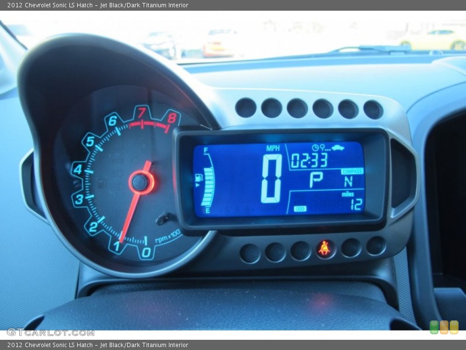 Jet Black/Dark Titanium Interior Gauges for the 2012 Chevrolet Sonic LS Hatch #59098751