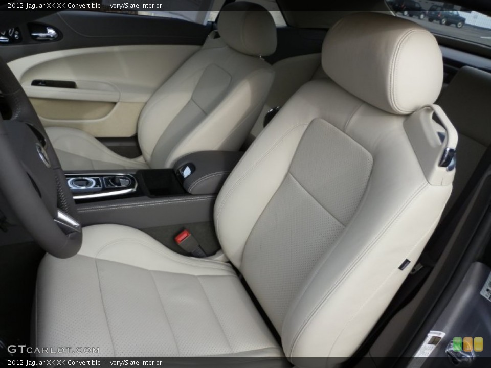 Ivory/Slate 2012 Jaguar XK Interiors