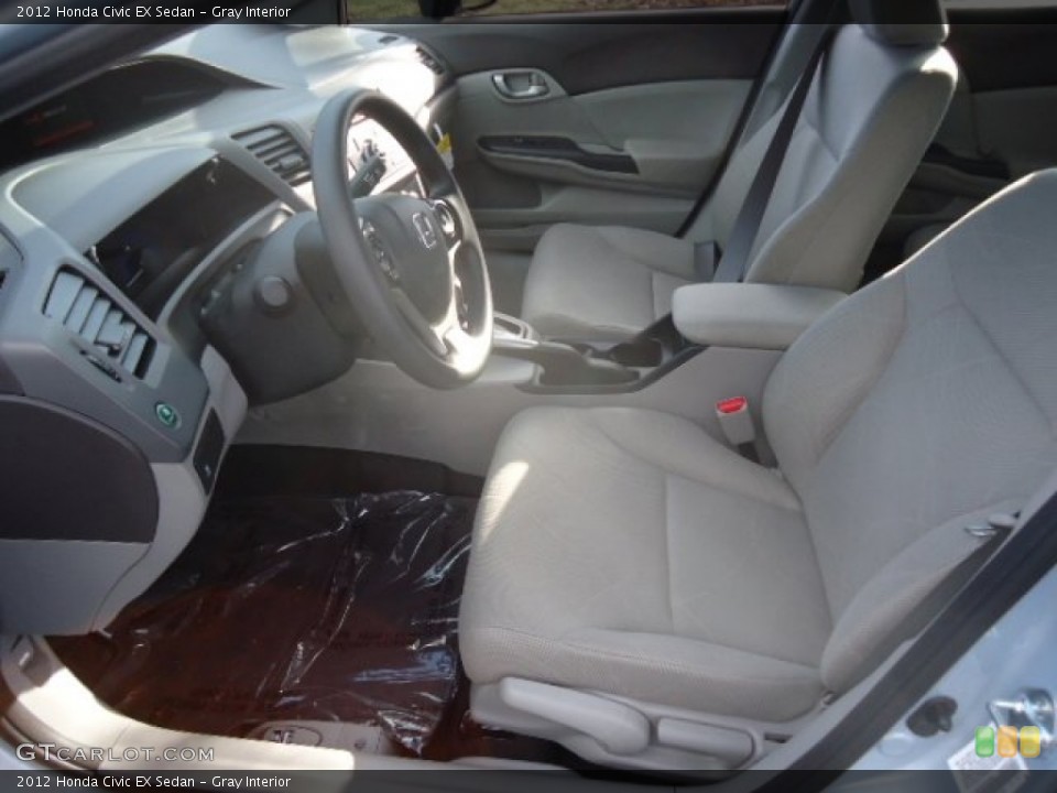 Gray Interior Photo for the 2012 Honda Civic EX Sedan #59104097