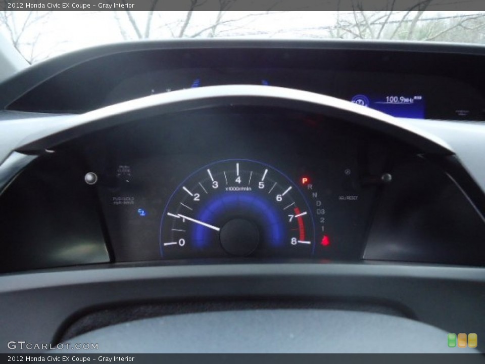 Gray Interior Gauges for the 2012 Honda Civic EX Coupe #59105048