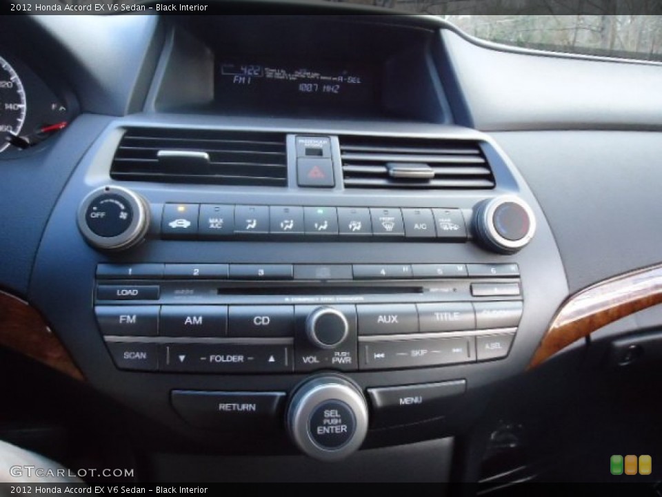 Black Interior Controls for the 2012 Honda Accord EX V6 Sedan #59105684