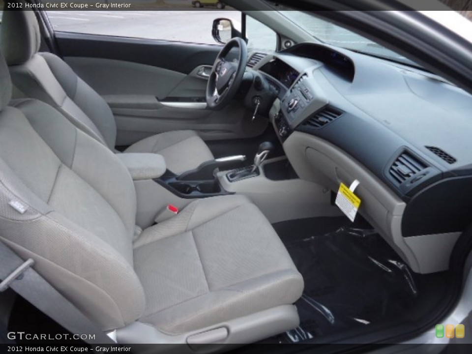 Gray Interior Photo for the 2012 Honda Civic EX Coupe #59106024